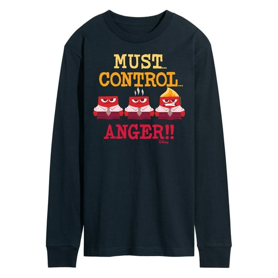 Inside Out - Must Control Anger - Men's Long Sleeve T-Shirt