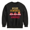 thumbnail image 1 of Inside Out - Must Control Anger - Toddler And Youth Crewneck Fleece Sweatshirt, 1 of 5