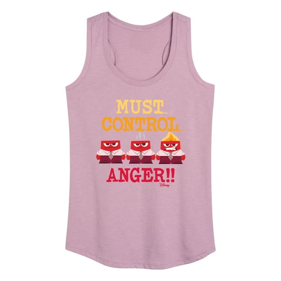 Inside Out - Must Control Anger - Women's Racerback Tank Top