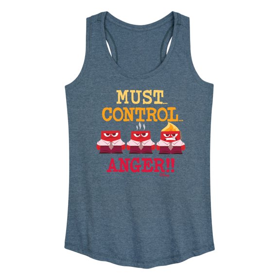 Inside Out - Must Control Anger - Women's Racerback Tank Top