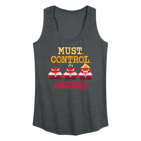 Inside Out - Must Control Anger - Women's Racerback Tank Top