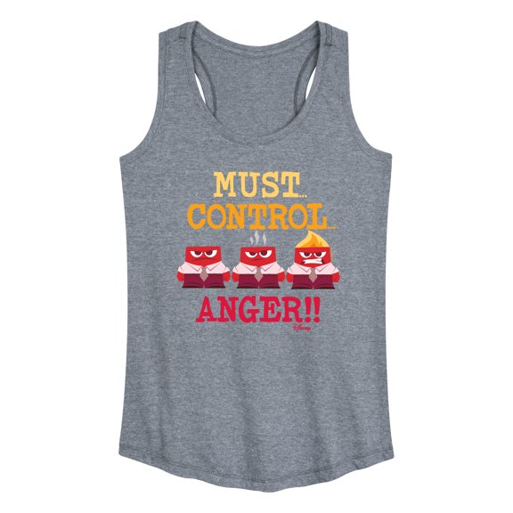 Inside Out - Must Control Anger - Women's Racerback Tank Top