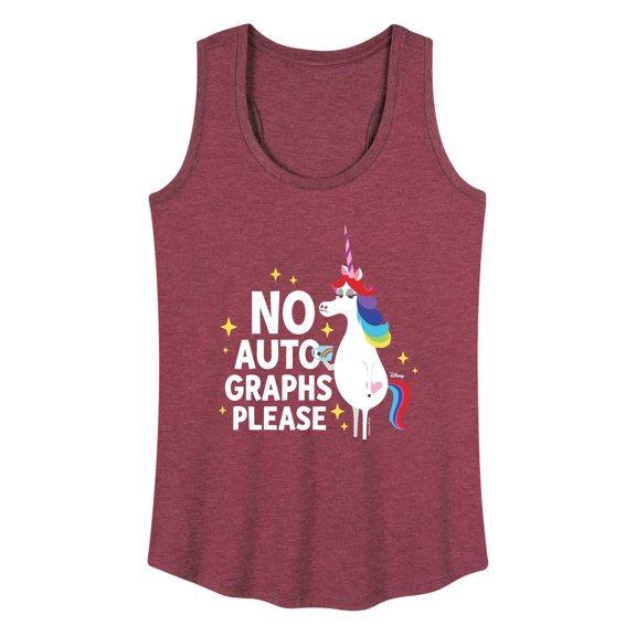 Inside Out - No Autograph Please - Women's Racerback Tank Top