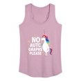 thumbnail image 1 of Inside Out - No Autograph Please - Women's Racerback Tank Top, 1 of 5