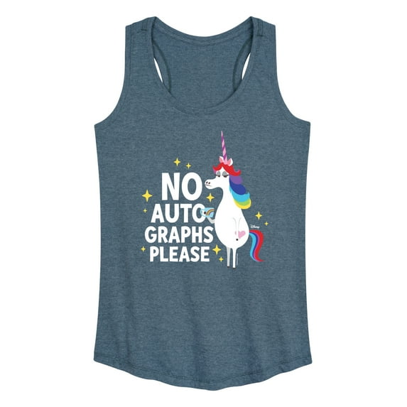 Inside Out - No Autograph Please - Women's Racerback Tank Top