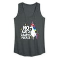 thumbnail image 1 of Inside Out - No Autograph Please - Women's Racerback Tank Top, 1 of 5