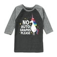 thumbnail image 1 of Inside Out - No Autographs Please -Toddler And Youth Raglan Graphic T-Shirt, 1 of 6