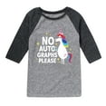 thumbnail image 1 of Inside Out - No Autographs Please -Toddler And Youth Raglan Graphic T-Shirt, 1 of 4