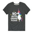 thumbnail image 1 of Inside Out - No Autographs Please - Toddler And Youth Short Sleeve Graphic T-Shirt, 1 of 5