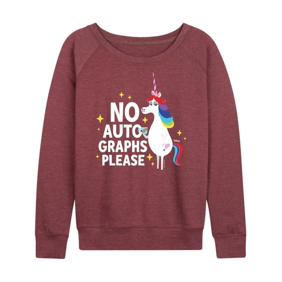 Inside Out - No Autographs Please - Women's Lightweight French Terry Long Sleeve Shirt