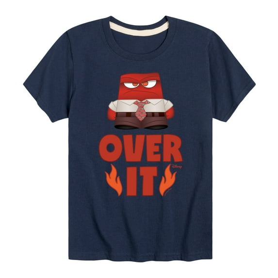 Inside Out - Over It - Toddler And Youth Short Sleeve Graphic T-Shirt