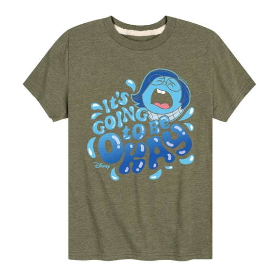 Inside Out - Sadness: It's Going To Be Okay - Youth Boys Short Sleeve Graphic T-Shirt