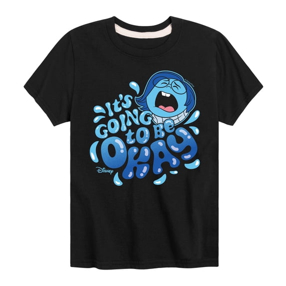 Inside Out - Sadness: It's Going To Be Okay - Youth Boys Short Sleeve Graphic T-Shirt
