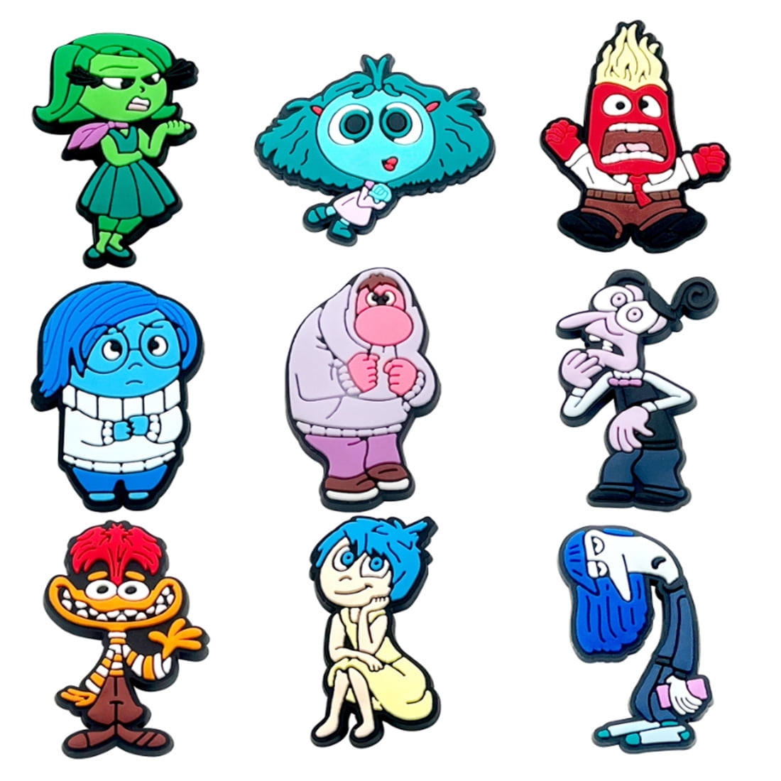 Inside Out Shoe Charms Pack for Croc,Party Favor Packs Bracelet ...