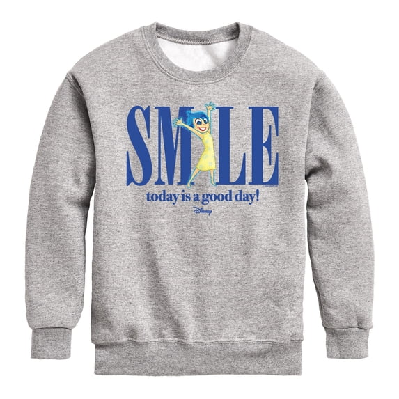 Inside Out - Smile Joy Boys' Graphic Long Sleeve Fleece Sweatshirt