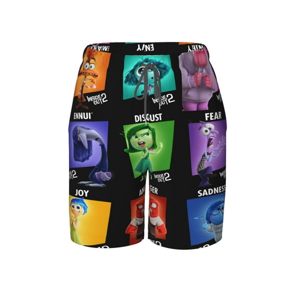 Inside O-u Swim Trunks for Boys Beach Short with Drawstring Swimsuit Pants