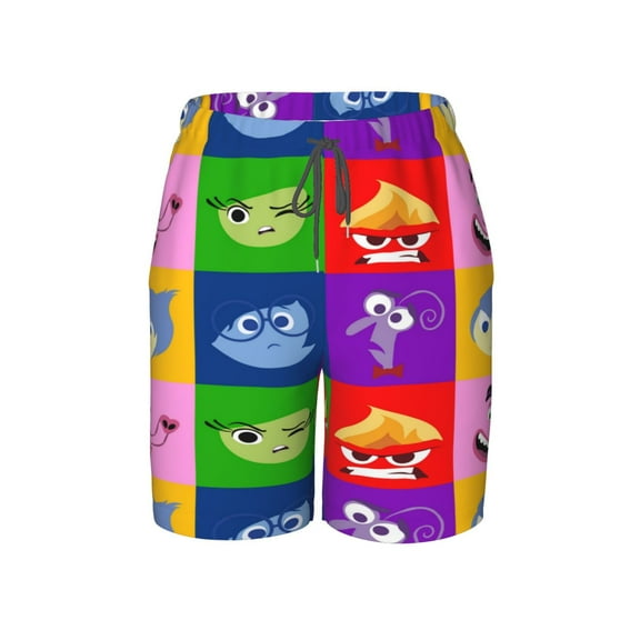Inside O-u Swim Trunks for Boys Beach Short with Drawstring Swimsuit Pants