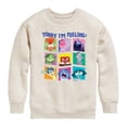 thumbnail image 1 of Inside Out - Today, I'm Feeling Grid Boys' Graphic Long Sleeve Fleece Sweatshirt, 1 of 4