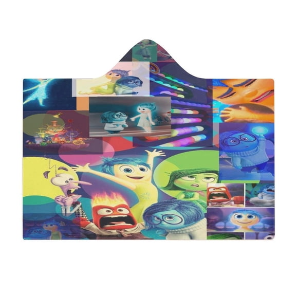 Inside Out Wearable Fleece Blanket Hoodie Cloak Hooded Blanket 40"x50"
