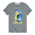 thumbnail image 1 of Inside Out - With Sadness Comes Joy - Toddler And Youth Short Sleeve Graphic T-Shirt, 1 of 5