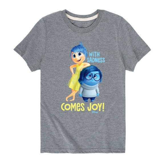 Inside Out - With Sadness Comes Joy - Toddler And Youth Short Sleeve Graphic T-Shirt