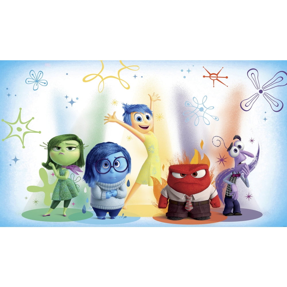 Inside Out XL Prepasted Wall Mural with Disney Characters