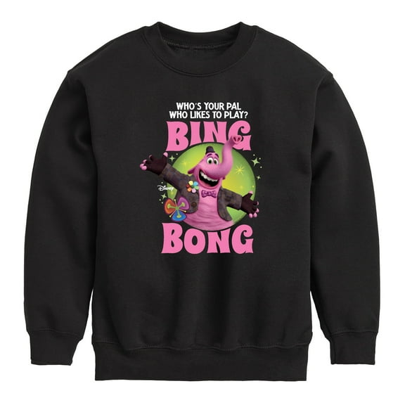 Inside Out - Your Friend Bing Bong - Toddler And Youth Crewneck Fleece Sweatshirt