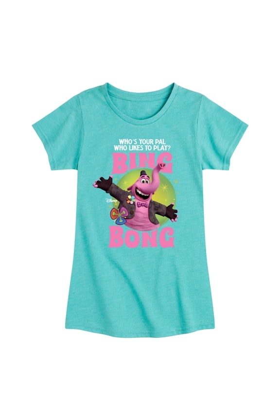 - Your Friend Bing Bong - Toddler And Youth Girls Short Sleeve Graphic T-Shirt