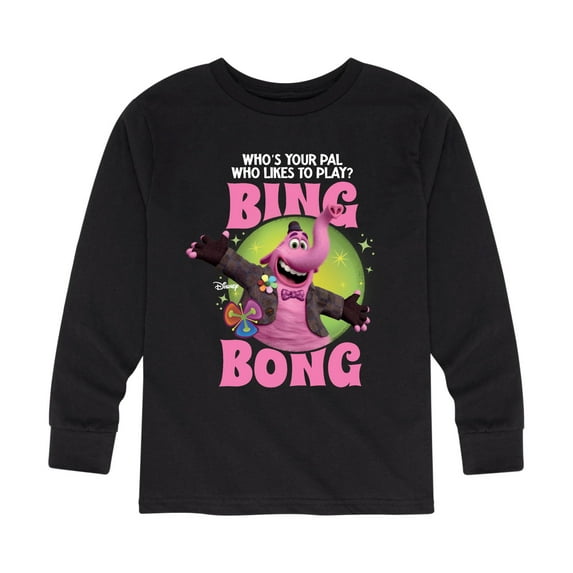 Inside Out - Your Friend Bing Bong - Toddler And Youth Long Sleeve Graphic T-Shirt