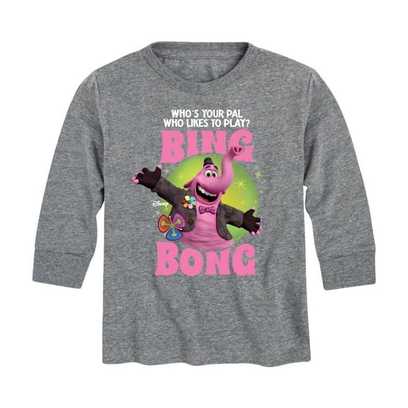 Inside Out - Your Friend Bing Bong - Toddler And Youth Long Sleeve Graphic T-Shirt