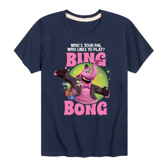 Inside Out - Your Friend Bing Bong - Toddler And Youth Short Sleeve Graphic T-Shirt