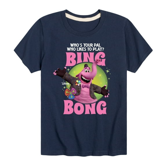 Inside Out - Your Friend Bing Bong - Toddler And Youth Short Sleeve Graphic T-Shirt