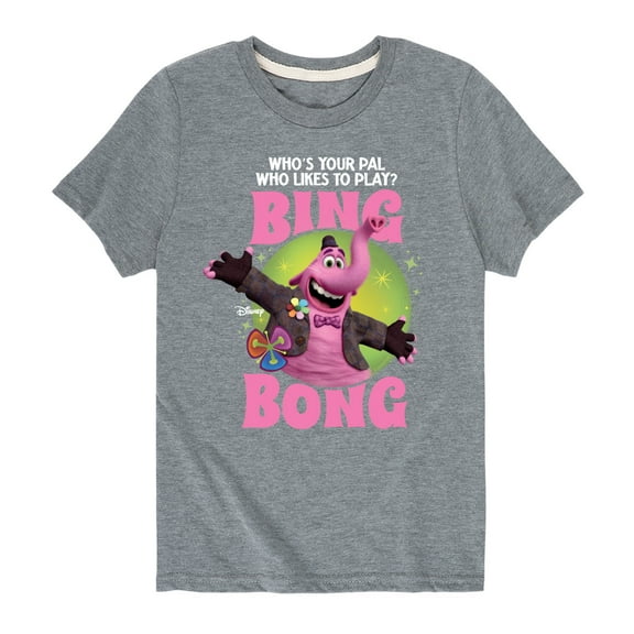Inside Out - Your Friend Bing Bong - Toddler And Youth Short Sleeve Graphic T-Shirt