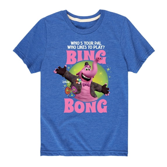 Inside Out - Your Friend Bing Bong - Toddler And Youth Short Sleeve Graphic T-Shirt