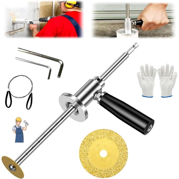 Inside Pipe Cutter for PVC Pipe Cutter, Adjustable Depth Cutter for Plumbing Projects,Pvc Inside Pipe Cutter Tool, 7" Adjustable Cutting Depth for 1-1/2"- 8" PVC Pipe (Style A-1PC)