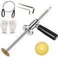 thumbnail image 2 of PVC Inside Pipe Cutter Tool Kit, Inside Pipe Cutter For PVC Pipe With 6pcs Saw Blades, Hex Shank & Adjustable Depth Gauge Guide Internal Pipe Cutter Plumbing Tool Set 2 of 9