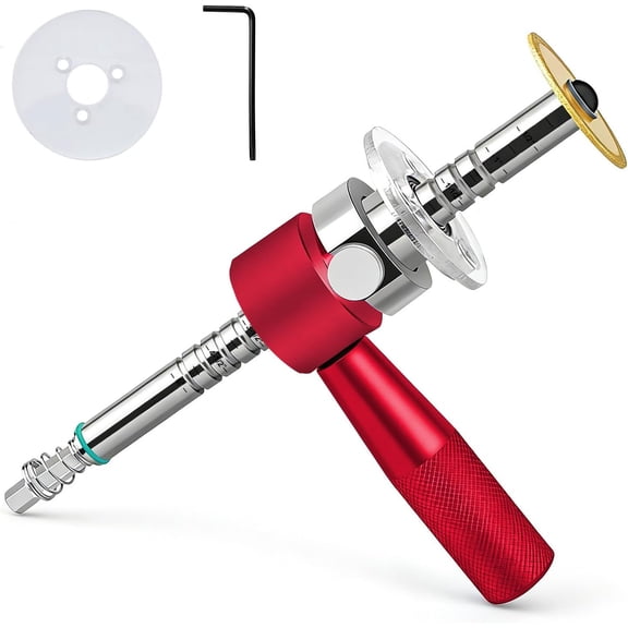 Inside Pipe Cutter Tool for PVC Pipe Internal PVC-ABS Pipe Cutter Tool for Drill -1s Quick-Adjust Cutting Depth, Aluminum Handle,Pvc Pipe Inside Cutter Tool Set