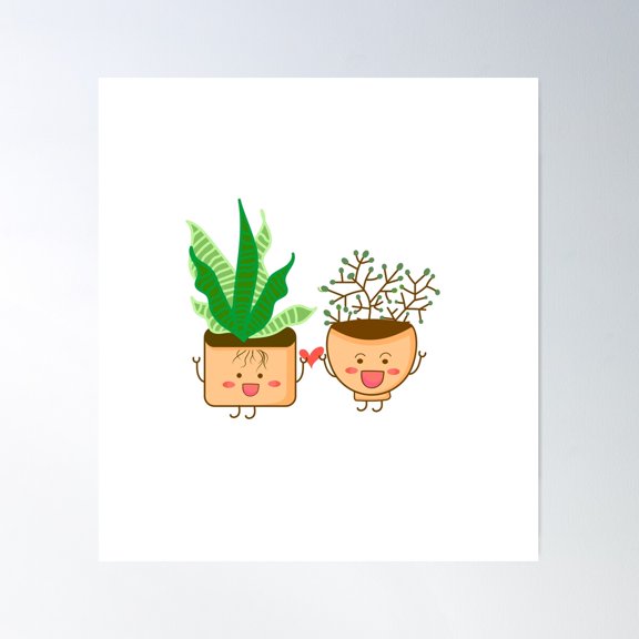 Inside Plants Poster Wall Art, Modern Wall Decor For Living Room Bedroom, 16x24 UNFRAMED