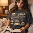 thumbnail image 1 of Inside A Reader's Mind Shirt Book Lover Doodle Graphic Tee Reading Life Books Coffee Annotate Everything Literary Theme Comfort Colors Unisex Cotton T-Shirt, Sizes S-3XL, 1 of 3