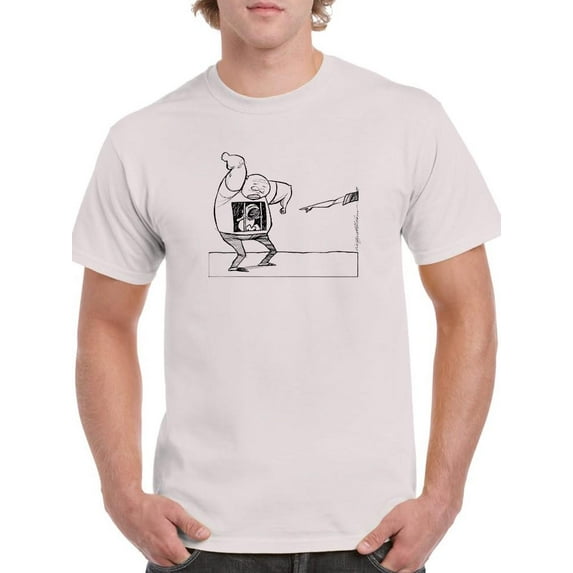 Inside The Anger T-Shirt Men -Wilfred Hildonen Designs, Male 3X-Large