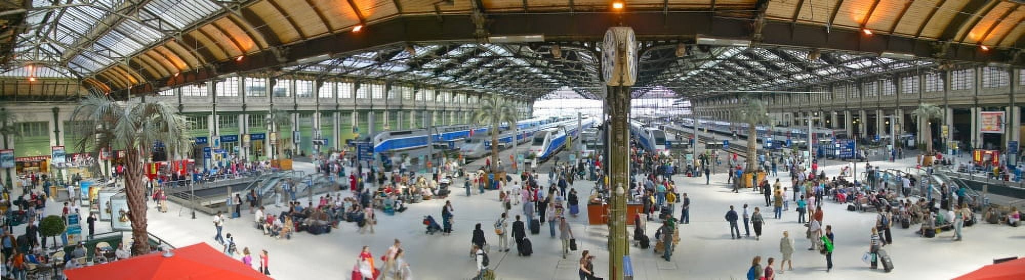 Inside Train Station Nice France Canvas Art - Panoramic Images (27 x 9)