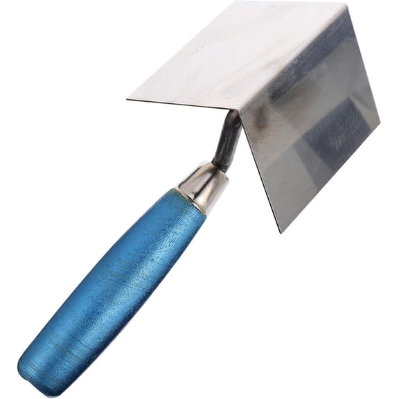 Inside corner trowel, drywall corner tool, stainless steel inside corner trowel (handle color random)