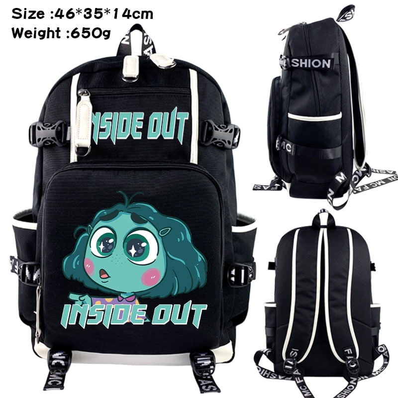 Inside-out 2 full color printed backpack, double white edge student ...