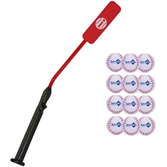 Insider Bat Size 7 and Soft Hit Ball Complete Baseball Softball Batting Practice Kit (1 Bat & 12 Balls)$$Sport & Recreation Other