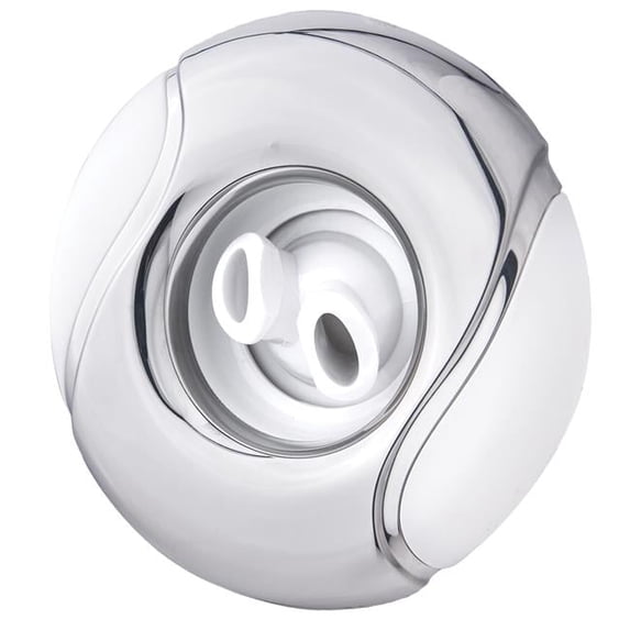 Insider Gunite Double Roto Jet - Stainless Steel & White - 2in.