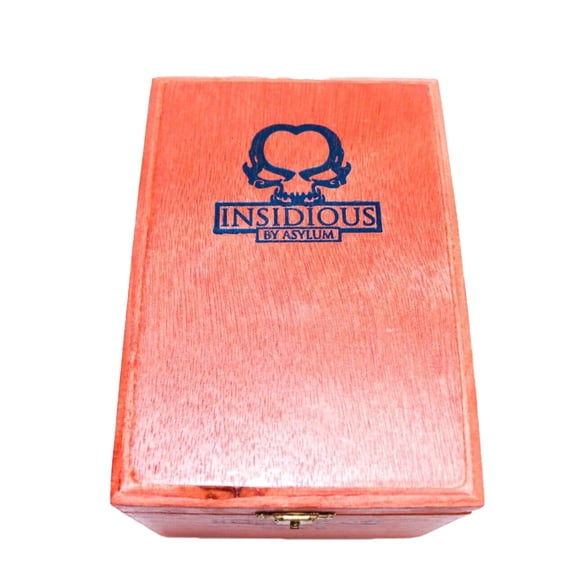 Insidious by Asylum 52 x 6 Long Filler Empty Wood Cigar Box 6.75" x 4.5" x 4.25"