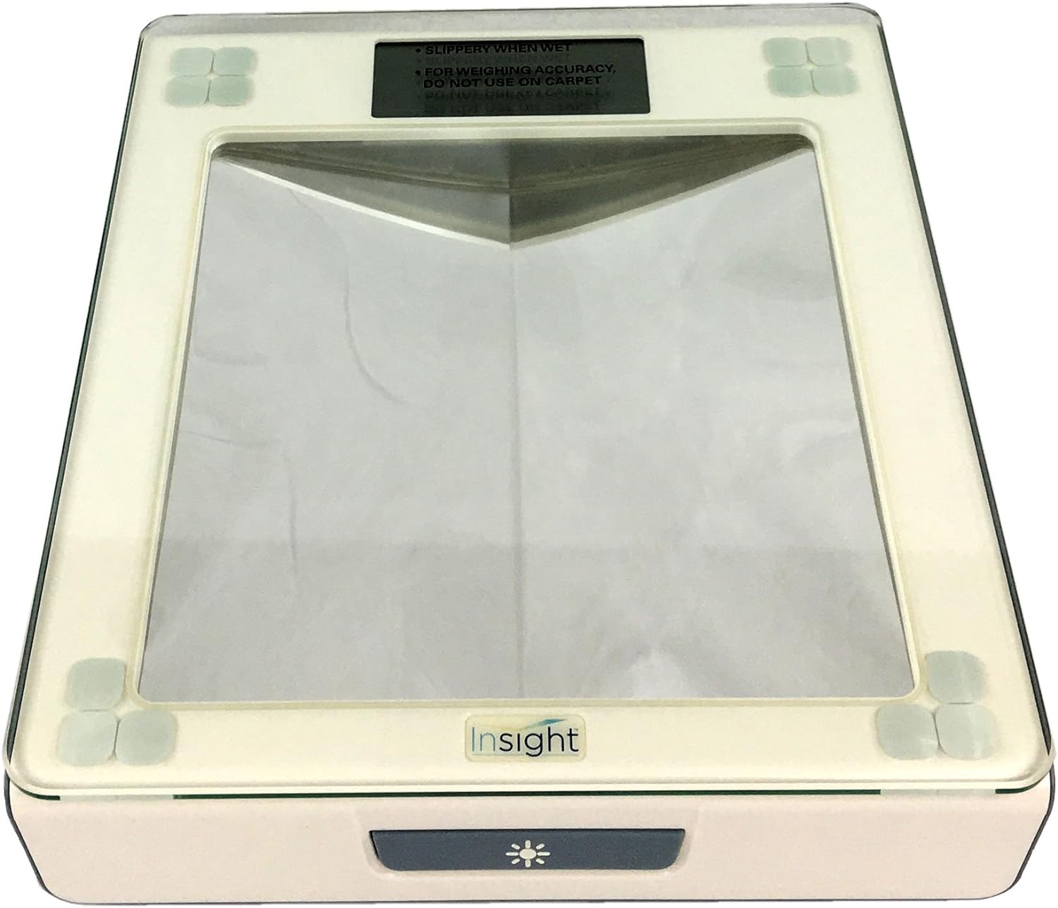 Insight 1380 Digital Bathroom Scale for Diabetic Foot Care, illuminated