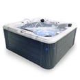 thumbnail image 1 of Aqualife by Strong Spas Insight 6 Person 73-Port Lounger Spa, 34 Jets, Gray, 1 of 16