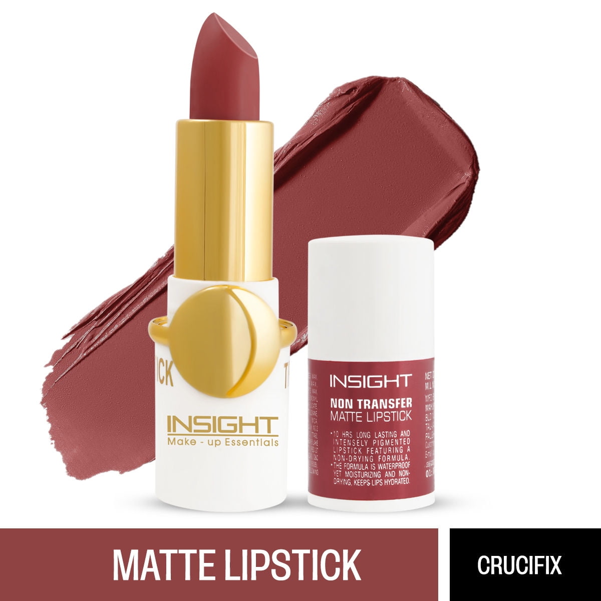 Insight Cosmetics Non Transfer Matte Lipstick - 18 Crucifix - Walmart.com