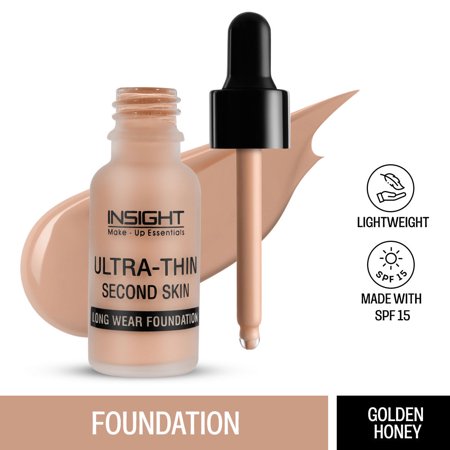 Insight Cosmetics Ultra-Thin Second Skin Long Wear Foundation - Golden Honey